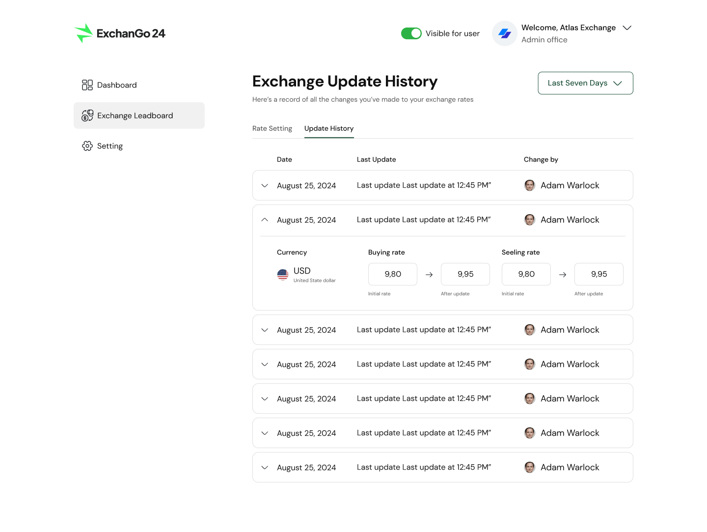 ExchanGo24 is an exchange rate comparison and management platform that helps users find the best currency exchange rates at physical money changer locations near them. - Image 13