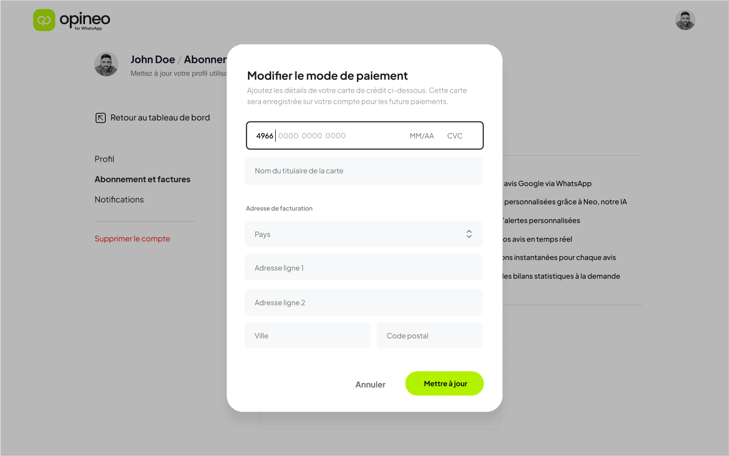 Opineo WhatsApp connects your Google Reviews directly to WhatsApp, enabling quick and efficient review management through your messaging app. It uses AI to generate personalized responses, making it easy to maintain your online reputation while saving valuable time. - Image 8