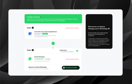 Opineo WhatsApp - Responses Automated, Smarter Google Review Management
