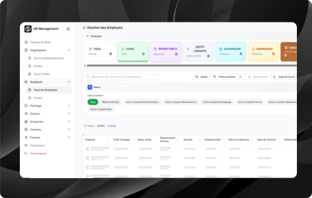 An internal HR management application built specifically for managing employee information, attendance, payroll, and HR operations. The system prioritizes data security and privacy above all else, ensuring that sensitive employee information remains protected and confidential.