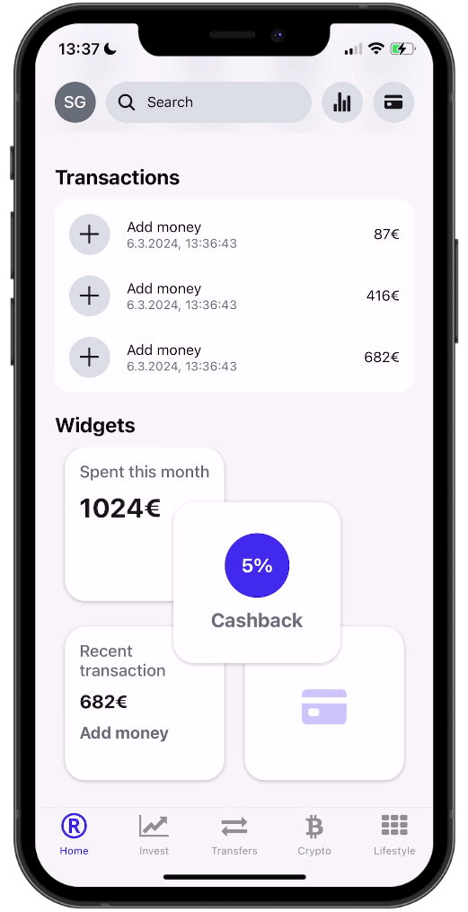 A cross-platform mobile application built with React Native and TypeScript, featuring fluid animations, secure authentication, interactive charts, and polished UI states—crafted for a native-feeling experience on iOS and Android. - Image 12