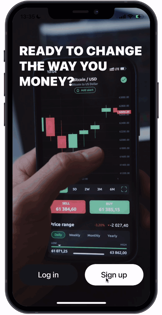 A cross-platform mobile application built with React Native and TypeScript, featuring fluid animations, secure authentication, interactive charts, and polished UI states—crafted for a native-feeling experience on iOS and Android. - Image 3