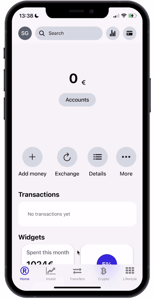 A cross-platform mobile application built with React Native and TypeScript, featuring fluid animations, secure authentication, interactive charts, and polished UI states—crafted for a native-feeling experience on iOS and Android. - Image 5